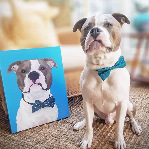 Custom Pet Portrait Canvas