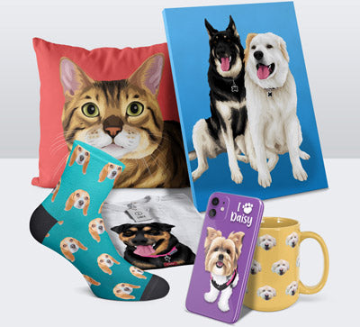 Custom Pet Art Products